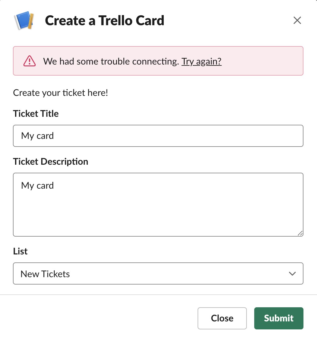 How to create a Trello card from a saved Slack message